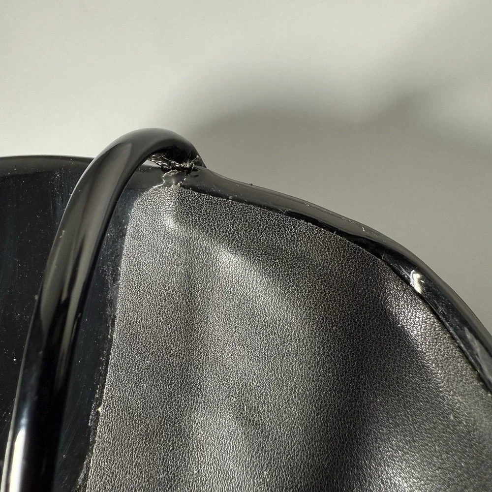 Jeffrey Campbell Hustler Platform‎ Heel Black Patent Leather 7.5